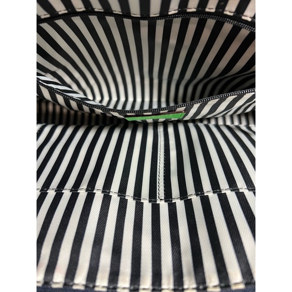 Kate Spade Emerald Green and Navy two-toned tote handbag/crossbody - Picture 10 of 16